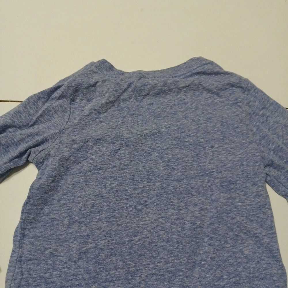 The Childrens Place T-Shirt Boys 3T Blue Tricera-Boss Long Sleeve Crew Neck Tee